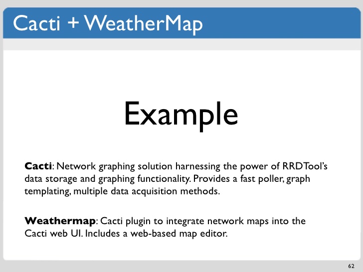 cacti network weathermap